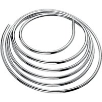 Kupferrohr Ringform, d. 10mm, Länge 5000mm, Chrom - Schell von SCHELL