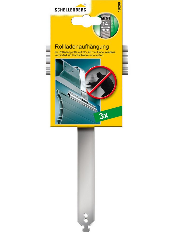 SCHELLENBERG Rollladenprofil Schellenberg Rollladenaufhängung für System Mini SCHELLENBERG Rollladenprofil Schellenberg Rollladenaufhängung für System Mini von SCHELLENBERG