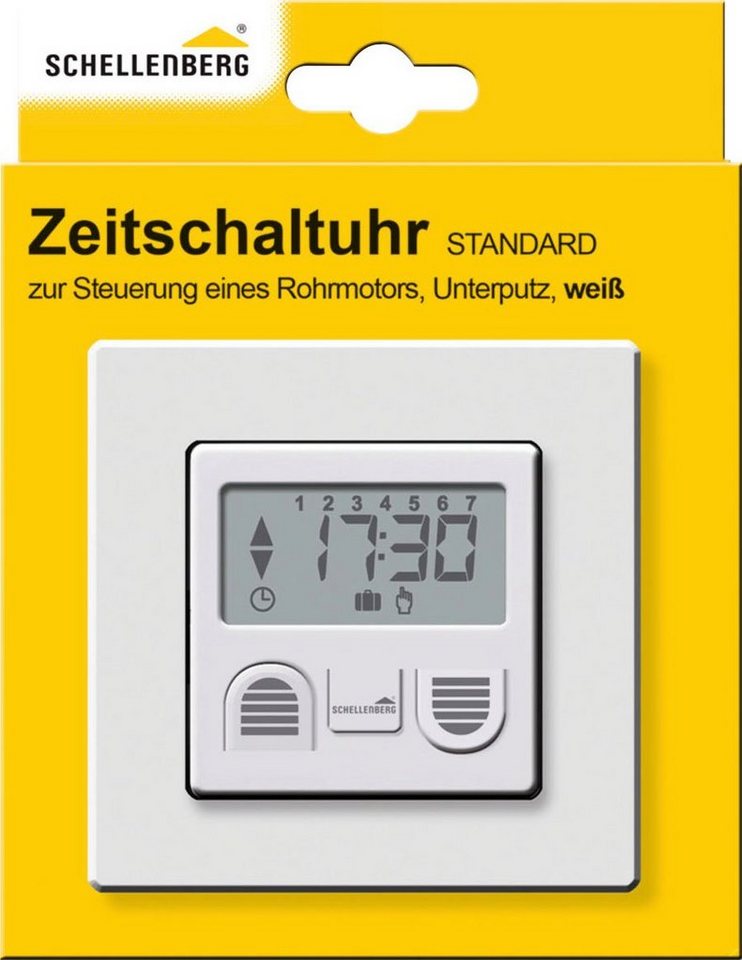 SCHELLENBERG Zeitschaltuhr »Standard«, zur Rollladensteuerung von Rohrmotoren »Standard« und »Plus« von SCHELLENBERG