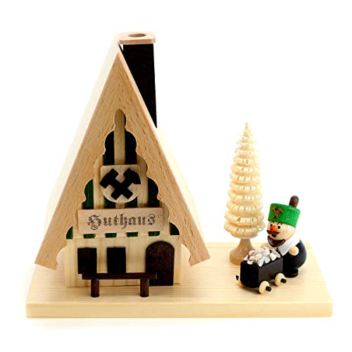 SCHENK HOLZKUNST Neumann Räucherhaus Huthaus mit Bergmann von SCHENK HOLZKUNST
