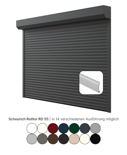 Scheurich RD 55 | 2500 x 2500 mm | Garagen-Rolltor inkl. Antrieb und Notentriegelung von SCHEURICH
