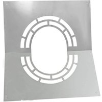 Schiedel - Schornstein Blendblech hinterlüftet 0 - 30 Grad Edelstahl dw dn 130 von SCHIEDEL