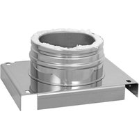 Schiedel - Schornstein Grundplatte Wandmontage Edelstahl dw Ablauf unten dn 100 Schiedel - Schornstein Grundplatte Wandmontage Edelstahl dw Ablauf unten dn 100 von SCHIEDEL