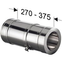 Schiedel - Schornstein Längenelement variabel Edelstahl dw dn 100 von SCHIEDEL