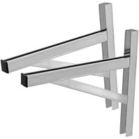 Schiedel - Schornstein verlängerte Wandkonsole max. Abstand 402 mm Edelstahl dn 130 von SCHIEDEL