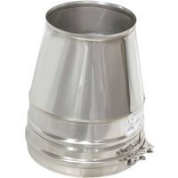 Schornstein Mündungsabschluss konisch Edelstahl dw dn 180 von SCHIEDEL