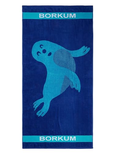 SCHIETWETTER Unisex Strandhandtuch Robbe 180x88cm, XXL Handtuch, Badetuch, Frottee, Baumwollgemisch, schnelltrocknend blau OS SCHIETWETTER Unisex Strandhandtuch Robbe 180x88cm, XXL Handtuch, Badetuch, Frottee, Baumwollgemisch, schnelltrocknend blau OS von SCHIETWETTER