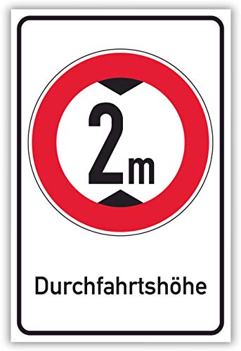 SCHILDER HIMMEL anpassbares Durchfahrtshöhe Schild 42x29cm Alu-Verbund mit Klebestreifen, 2 Meter Nr 695 eigener Text/Bild verschiedene Größen/Materialien SCHILDER HIMMEL anpassbares Durchfahrtshöhe Schild 42x29cm Alu-Verbund mit Klebestreifen, 2 Meter Nr 695 eigener Text/Bild verschiedene Größen/Materialien von SCHILDER HIMMEL
