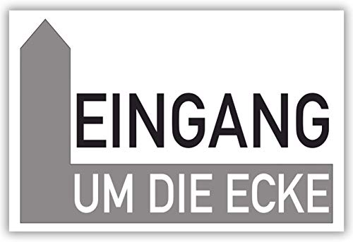 SCHILDER HIMMEL anpassbares Wegweiser Restaurant Schild 21x15cm Kunststoff mit Klebestreifen, Eingang links Ecke Nr 906 eigener Text/Bild verschiedene Größen/Materialien SCHILDER HIMMEL anpassbares Wegweiser Restaurant Schild 21x15cm Kunststoff mit Klebestreifen, Eingang links Ecke Nr 906 eigener Text/Bild verschiedene Größen/Materialien von SCHILDER HIMMEL