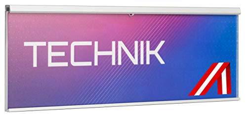 SCHILDER Systeme 1 Stück MODO Türschild | Silber eloxiertes Namensschild | 2 mm Anti-Reflex Acrylscheibe | einfache Klebemontage | werkzeugloser Textwechsel | 105 x 54 mm SCHILDER Systeme 1 Stück MODO Türschild | Silber eloxiertes Namensschild | 2 mm Anti-Reflex Acrylscheibe | einfache Klebemontage | werkzeugloser Textwechsel | 105 x 54 mm von SCHILDER Systeme