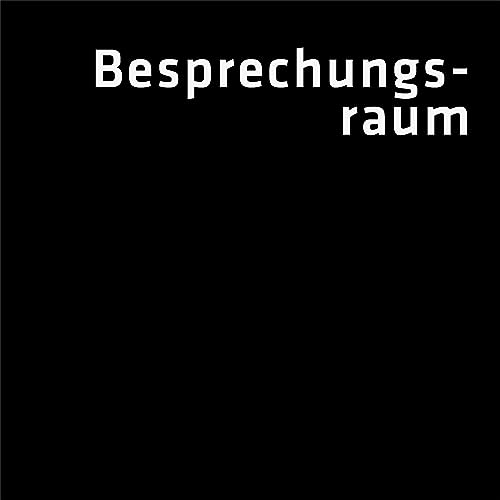 SCHILDER Systeme - Elegantes WOOD.color Türschild schwarz (VIELE MOTIVE), 150 x 150 mm, Motiv: (Schwarz, Besprechungsraum) von SCHILDER Systeme
