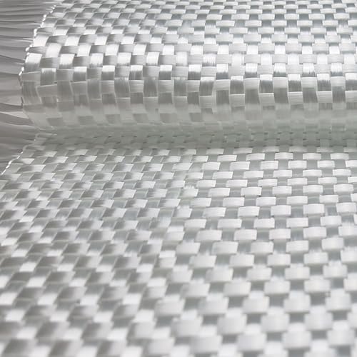 Rovinggewebe 800g/m² 5m² E-Glas-Gewebe Leinwandbindung Verstärkung Herstellung stabiler Laminate hervorragende Qualität für Epoxidharz Polyesterharz von SCHILLER