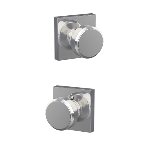 SCHLAGE F10 BWE 625 COL Bowery Knauf mit Collins Trim Bett & Bad Sichtschutz Türschloss, helles Chrom SCHLAGE F10 BWE 625 COL Bowery Knauf mit Collins Trim Bett & Bad Sichtschutz Türschloss, helles Chrom von SCHLAGE