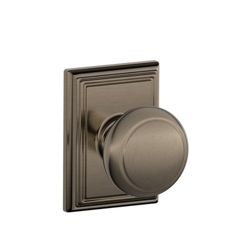 SCHLAGE F10AND620ADD Addison Collection Andover Passage Knob, Antique Pewter by Lock Company von SCHLAGE