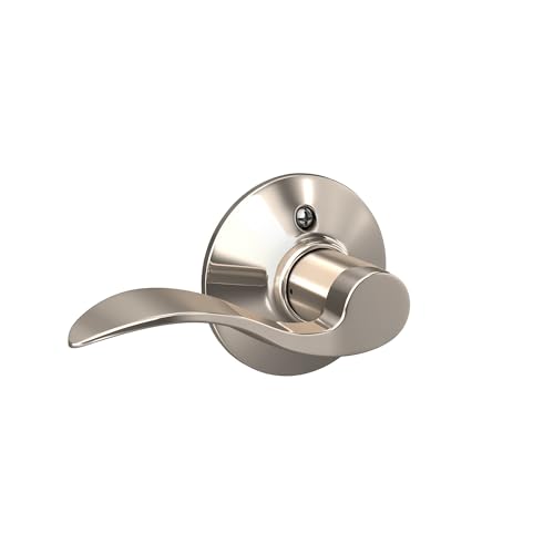SCHLAGE F170 ACC 618 RH Non-Turning Right Hand Accent Lever, Polished Nickel by Lock Company von SCHLAGE