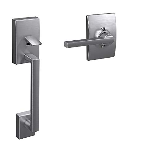 SCHLAGE FE285-CEN-LAT-CEN Century Untergriff Set für Einzylinder oder Elect, satiniertes Chrom SCHLAGE FE285-CEN-LAT-CEN Century Untergriff Set für Einzylinder oder Elect, satiniertes Chrom von SCHLAGE