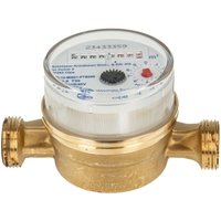 Js Einstrahlzähler Wohnungs-Wasserzähler Aufputz für Kaltwasser Q3 2,5 m³ - Baulänge 110 mm von SCHLÖSSER ARMATUREN