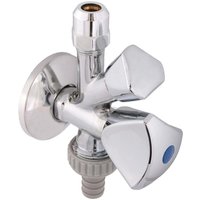 Js Kombi-Eckventil,n.selbstdicht. Sv,3-Kantgriff,3/8",pol.verchromt von SCHLÖSSER ARMATUREN