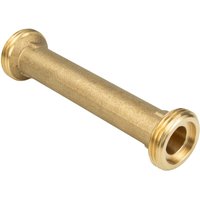 Js Passstück 1 Zoll (DN15) x 130 mm für Wasserzähler Wärmemengenzähler - Messing blank von SCHLÖSSER ARMATUREN