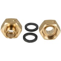 Schlösser Armaturen - js Wasserzähler-Verschraubungs-Set mit 18 mm Lötmuffe x 3/4 Zoll Überwurfmutter - MS-blank Schlösser Armaturen - js Wasserzähler-Verschraubungs-Set mit 18 mm Lötmuffe x 3/4 Zoll Überwurfmutter - MS-blank von SCHLÖSSER ARMATUREN