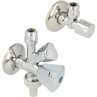 Schlösser Armaturen - schlösser Kombi-Set, Eckventil & WAS-Ventil 1/2 Zoll (selbstdichtend) dvgw geprüft von SCHLÖSSER ARMATUREN