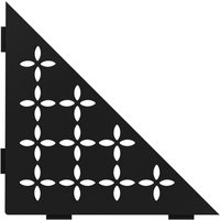 Schlüter SES1D5MGS-E-S1 Ablage Floral 210x210mm Graphitschwarz matt von SCHLÜTER-SYSTEMS KG DEUTSCHLAND