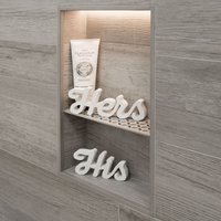 Schlüter shelf n S1 Ablage Curve Creme von SCHLÜTER-SYSTEMS KG DEUTSCHLAND
