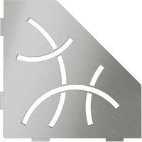 Schlüter SES2D6EB-E-S2 Ablage Curve 75x195x195x75mm Edelstahl gebürstet von SCHLUTER