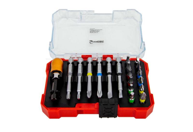 SCHMIDT security tools Bit-Set Schraubendreher-Bit Set BS-19 Bitsatz Box 19-teilig von SCHMIDT security tools