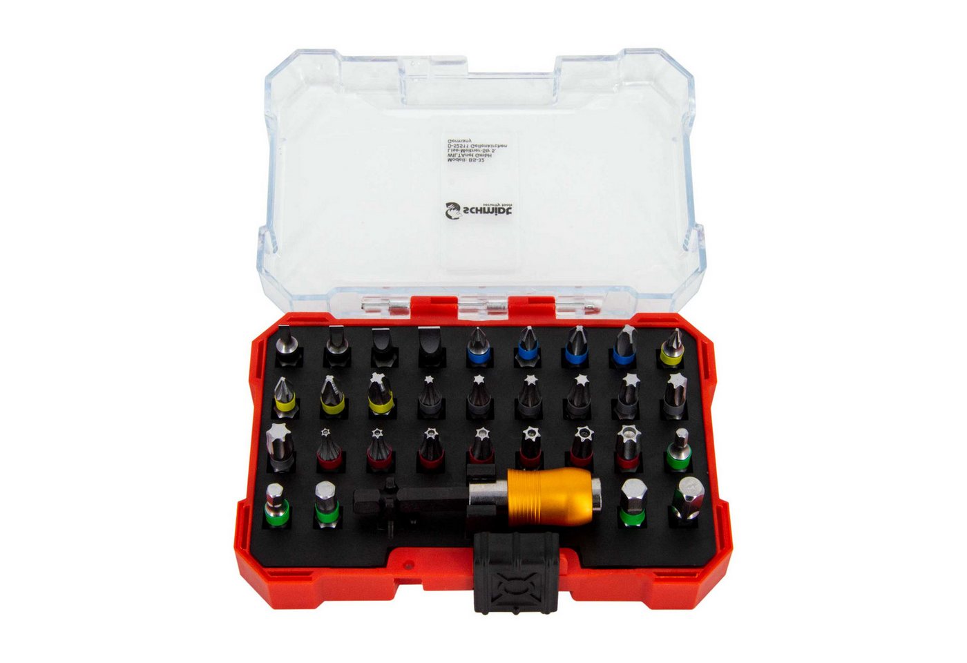 SCHMIDT security tools Bit-Set Schraubendreher-Bit Set Bitsatz Box 32-teilig SCHMIDT security tools Bit-Set Schraubendreher-Bit Set Bitsatz Box 32-teilig von SCHMIDT security tools