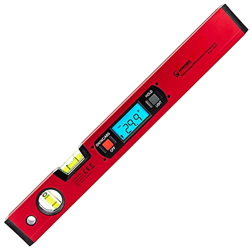 SCHMIDT security tools Wasserwaage Winkelmesser Digital LCD Winkel-Messgerät magnetisch Neigungsmesser Gradmesser 0-90° von SCHMIDT security tools