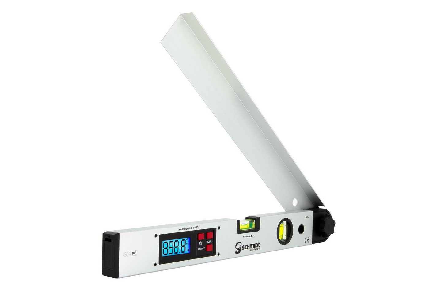 SCHMIDT security tools Winkelmesser Winkelmesser Wasserwaage LCD Winkel Neigungsmesser SCHMIDT security tools Winkelmesser Winkelmesser Wasserwaage LCD Winkel Neigungsmesser von SCHMIDT security tools