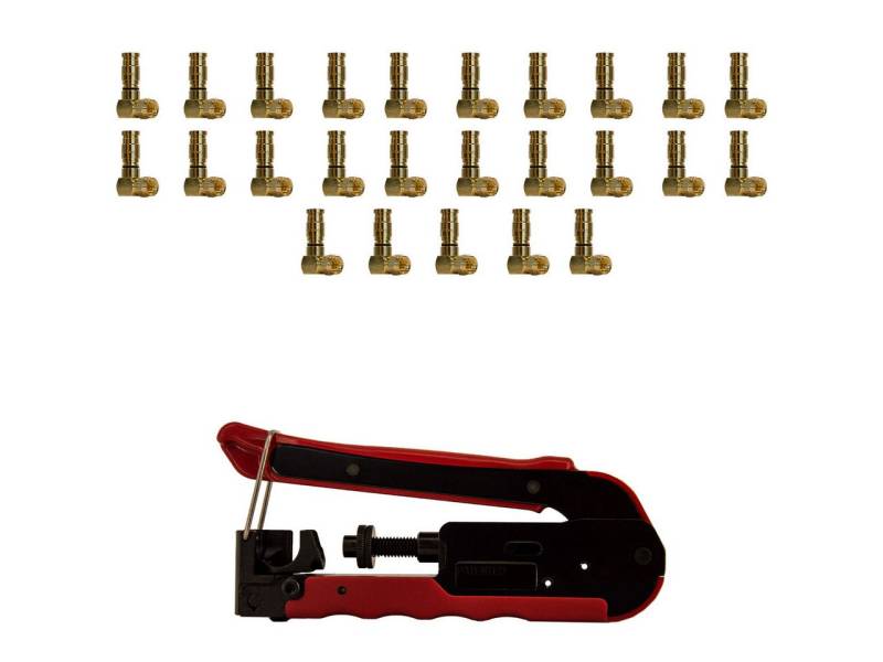 SCHMIDT security tools Zangenset 25x XCon G1-90 Kompressionsstecker Winkelstecker 1x Kompressionszange SCHMIDT security tools Zangenset 25x XCon G1-90 Kompressionsstecker Winkelstecker 1x Kompressionszange von SCHMIDT security tools