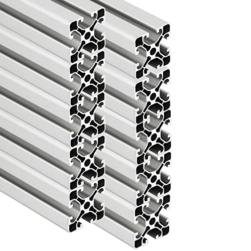 SCHMIDT systemprofile 10 Stück 2000mm Aluminium Profil 40x40mm Nut 8 Strebenprofil eloxiert 4040 Aluprofil Konstruktionsprofil 2m von SCHMIDT systemprofile