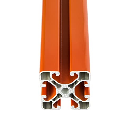 SCHMIDT systemprofile 1000mm Aluminium-Profil 40x40mm Nut 8 Strebenprofil Orange 4040 Alu Konstruktionsprofil von SCHMIDT systemprofile