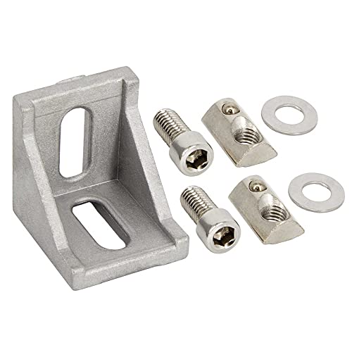 SCHMIDT systemprofile 10x Eckwinkel Nut 8 39x39x35mm Alu Profil Winkel-Verbinder Eckverbinder 40x40 Aluprofil-Zubehör von SCHMIDT systemprofile