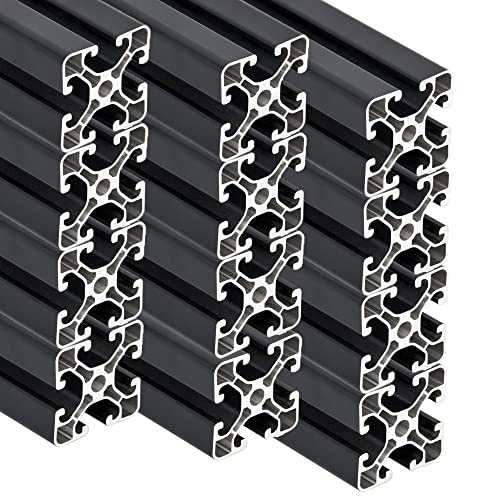 SCHMIDT systemprofile 12 Stab je 2000mm Aluminium Profil 40x40mm Nut 8 Strebenprofil Anthrazit 4040 Aluprofil Konstruktionsprofil 2m - Gesamt 24m von SCHMIDT systemprofile