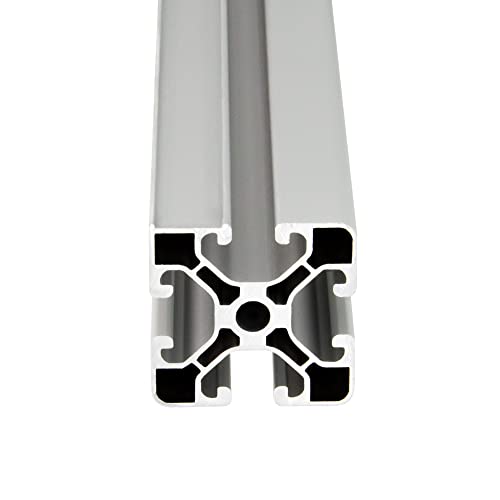 SCHMIDT systemprofile 2000mm Aluminium Profil 40x40mm Nut 8 Maßbandprofil eloxiert 4040 Alu Konstruktionsprofil Aluprofil 2m von SCHMIDT systemprofile