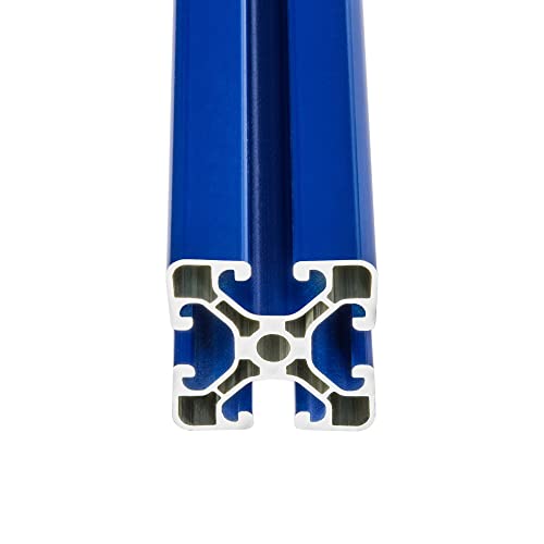 SCHMIDT systemprofile 2000mm Aluminium Profil 40x40mm Nut 8 Strebenprofil Blau 4040 Alu Konstruktionsprofil Aluprofil 2m von SCHMIDT systemprofile