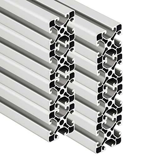 SCHMIDT systemprofile 8 Stück 2000mm Aluminium Profil 40x40mm Nut 8 Strebenprofil eloxiert 4040 Aluprofil Konstruktionsprofil 2m von SCHMIDT systemprofile
