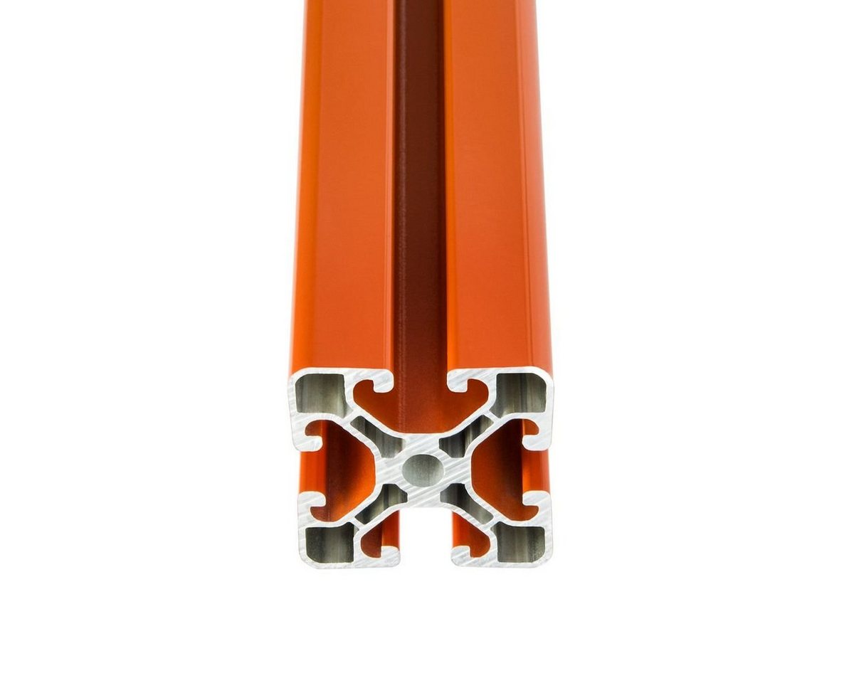 SCHMIDT systemprofile Profil 1000 mm Aluminium Profil 40x40 mm Nut 8 Orange 4040 von SCHMIDT systemprofile