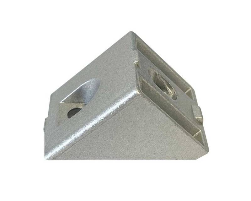 SCHMIDT systemprofile Profil 10x Winkelverbinder 45 Grad Nut 8 Aluminium Verbinder SCHMIDT systemprofile Profil 10x Winkelverbinder 45 Grad Nut 8 Aluminium Verbinder von SCHMIDT systemprofile