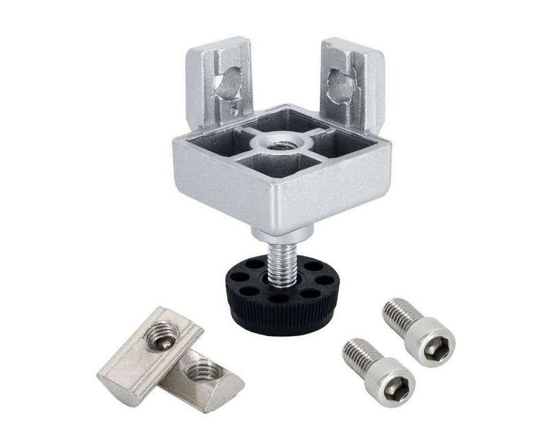 SCHMIDT systemprofile Profil SCHMIDT systemprofile 4x Fußverbinder Nut 8 40x40mm M8 Standfuß von SCHMIDT systemprofile