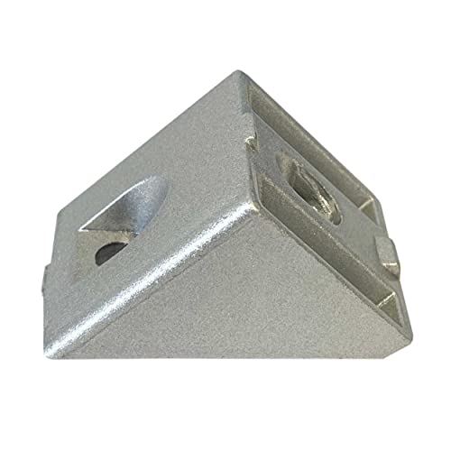 SCHMIDT systemprofile Winkelverbinder 45 Grad Nut 8 4040 Aluminium Winkel Verbinder mit Nutführung Aluprofil-Zubehör von SCHMIDT systemprofile