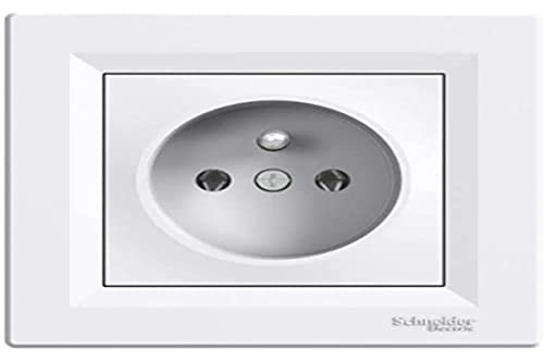 Schneirder – Steckdose 2P+T Standard 16 A IP20 weiß – Asfora – EPH2800121 von XGAGHB