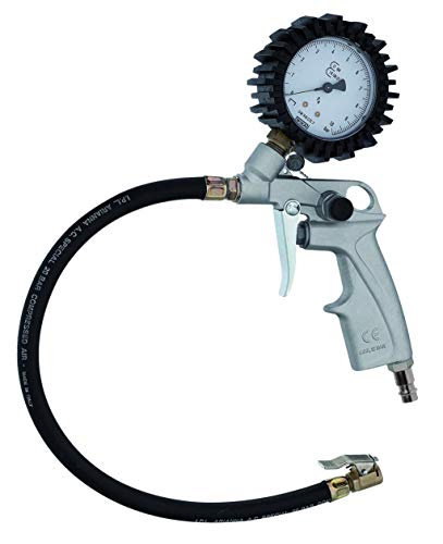 Schneider airsystems Reifenfüll Messgerät RF-RM, Schlauchlänge: 41 cm, Durchmesser Manometer: 60 mm, mit Momentstecker von SCHNEIDER AIRSYSTEMS