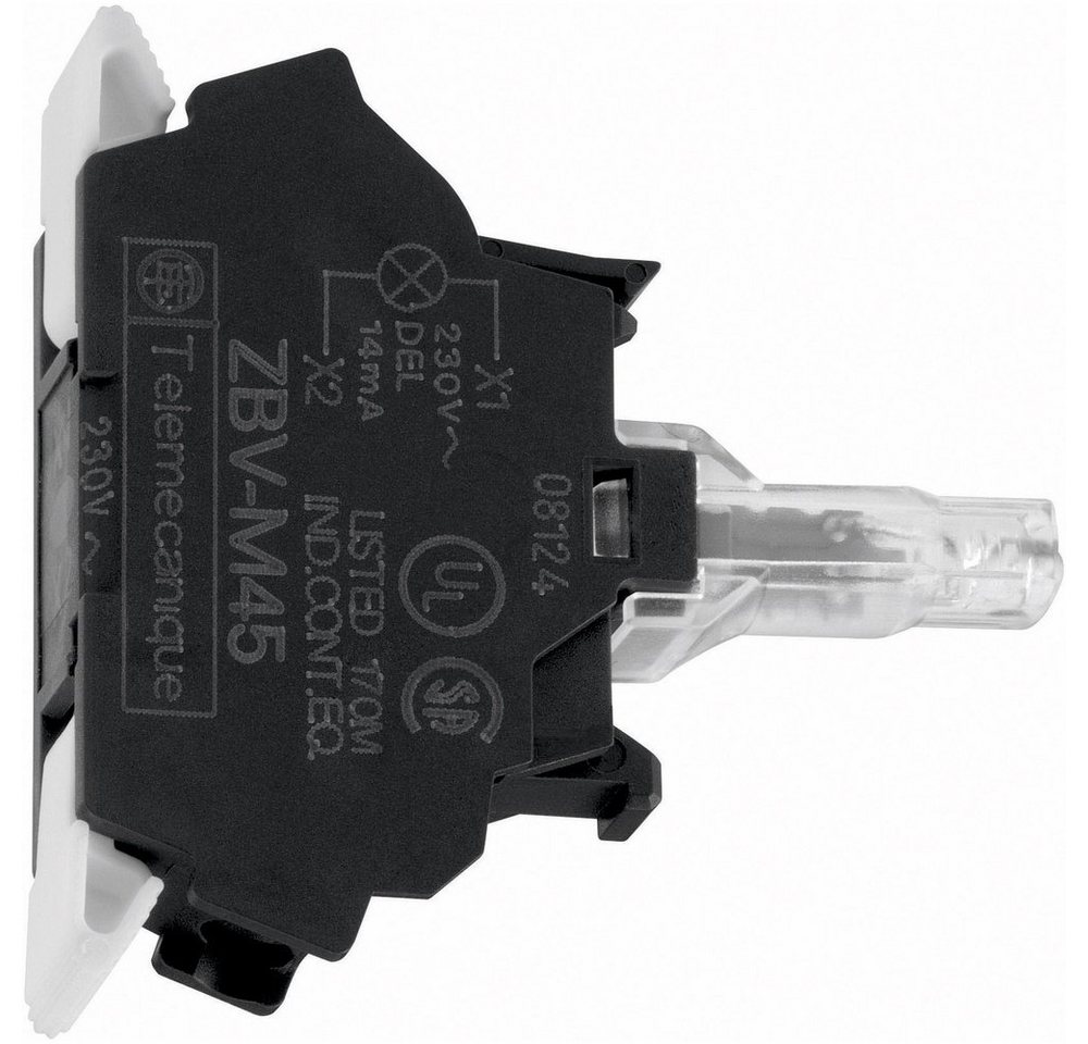 SCHNEIDER Lampenfassung Schneider Electric ZBVB15 LED-Element mit Lampenfassung Weiß 24 V/DC, (ZBVB15) von SCHNEIDER