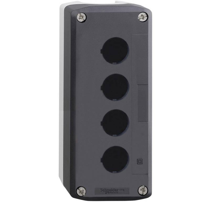 SCHNEIDER Relais-Modul Schneider Electric XALD04 Leergehäuse 4 Einbaustellen unbeschriftet D, (XALD04) von SCHNEIDER