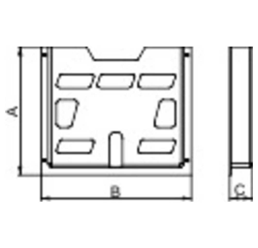 SCHNEIDER Schneider Electric NSYDPA3 Dokumentenhalter Polystyrol Lichtgrau (RA Steckdosenverteiler von SCHNEIDER