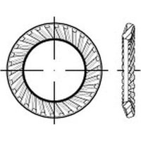 Scheiben Federstahl s 5 mech. verzinkt mech Zn k 1000 Stk - Schnorr von SCHNORR